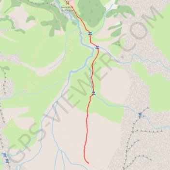 Trace GPS Day 4 Gavarnie from Hotellerie to Grande Cascade, itinéraire, parcours