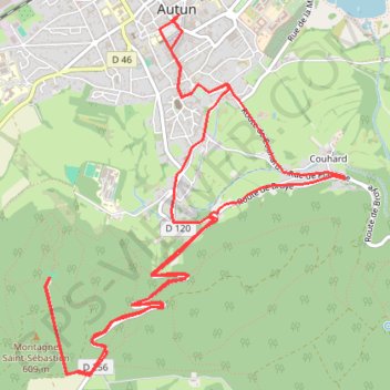 Trace GPS Montée de la Croix 2019, itinéraire, parcours