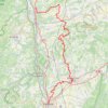Trace GPS GR422 Sur les pas de Charles IX. De Roussillon (Isère) à Valence (Drôme), itinéraire, parcours