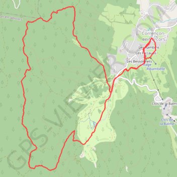 Trace GPS Course pédestre nature "La fleur du Roy", itinéraire, parcours