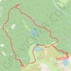 Trace GPS Lac de Crop et Montagne de Barlet, itinéraire, parcours
