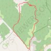 Trace GPS Pic de Chamatte par Allons, itinéraire, parcours