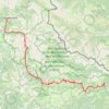 Trace GPS 5b Barcelonnette - Col de la Cayolle - Saint Martin de Vésubie, itinéraire, parcours