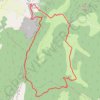 Trace GPS Croix de Saint-Gervais et Vachères, itinéraire, parcours