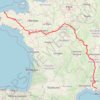 Trace GPS Istres (13800), Bouches-du-Rhône, Provence-Alpes-Côte d'Azur, France - Carantec (29660), Finistère, Bretagne, France, itinéraire, parcours