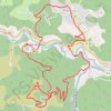 Trace GPS Meyras - Le Souilhol, itinéraire, parcours