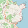 Trace GPS Sentier littoral Paulilles Banyuls-sur-Mer, itinéraire, parcours