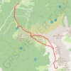 Trace GPS Col des lacs, itinéraire, parcours
