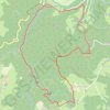 Trace GPS Charrerogne-en-Dunière - Vaubarlet, itinéraire, parcours