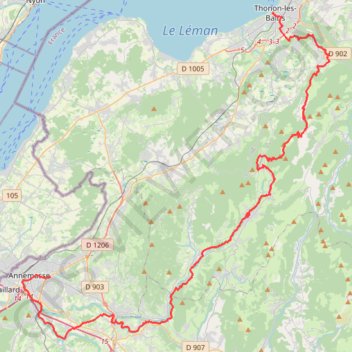 Trace GPS TH-GR J1 Thonon-Annem12-06-24-18769160, itinéraire, parcours