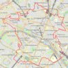 Trace GPS La France Parisienne 34 km, itinéraire, parcours