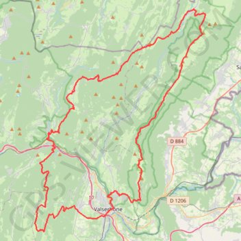 Trace GPS IRPED9-2021-MNT, itinéraire, parcours