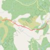 Trace GPS Laison d'U Cardu à Ghisoni, itinéraire, parcours