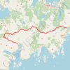Trace GPS Vikjord-Brustranda, itinéraire, parcours