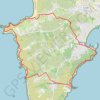 Trace GPS De la baie de douanenez (Saint hernot) à l'océan (pointe de dinan), itinéraire, parcours