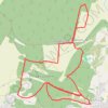 Trace GPS Ahuy - Chemin des vaches, itinéraire, parcours