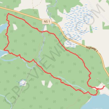 Trace GPS Mount Uniacke Trail, itinéraire, parcours