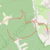 Trace GPS Le Dôme du Glandasse, itinéraire, parcours
