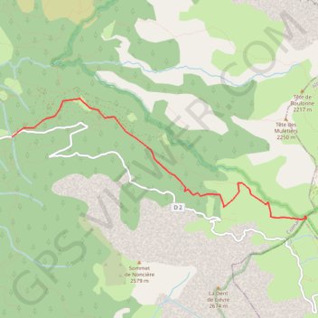 Trace GPS Col des champs, itinéraire, parcours