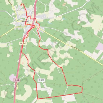 Trace GPS Sortie 24/07/2020, itinéraire, parcours