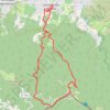 Trace GPS T66Laroque Néoulous col de l'Ouillat 18,5 km M1200 3,5 étoiles, itinéraire, parcours
