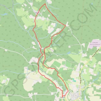 Trace GPS De Gueyze à Meylan, au fil de la Gueyze - Pays d'Albret, itinéraire, parcours
