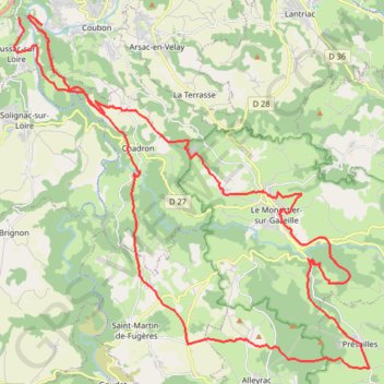Trace GPS ITINÉRAIRE-61km-IBP181-hiking, itinéraire, parcours