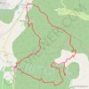 Trace GPS Cascades des petites et grandes aiguières, itinéraire, parcours