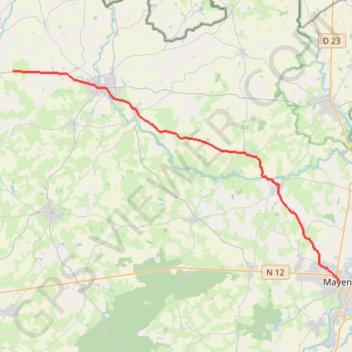Trace GPS D'Étran à Lévaré, itinéraire, parcours