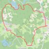 Trace GPS Clergoux-Sedieres-chauzeix, itinéraire, parcours