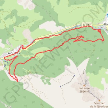 Trace GPS La Queyrassine, itinéraire, parcours