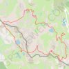 Trace GPS Giro dei laghi Lausfer par Santa Anna, itinéraire, parcours