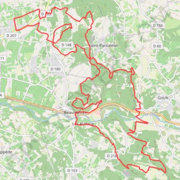 Trace GPS Rando des Imberts 2018 - 36 km - 20133 - UtagawaVTT.com, itinéraire, parcours