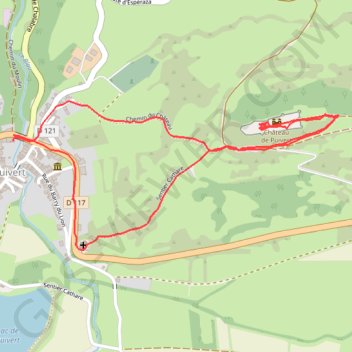 Trace GPS Pays Cathare J6, itinéraire, parcours