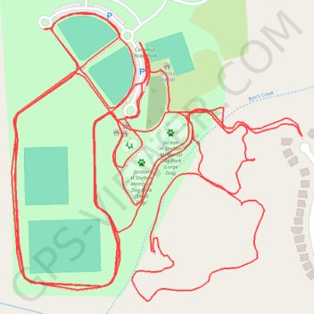 Trace GPS Mooresville Run, itinéraire, parcours