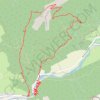 Trace GPS Vallon de La jarjatte, Forêt de Lus, Montagne de Clairet, Le Trabuech, itinéraire, parcours
