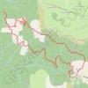 Trace GPS Châtillon-le-Désert, itinéraire, parcours