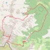 Trace GPS Tour du Valier depuis Estours, itinéraire, parcours