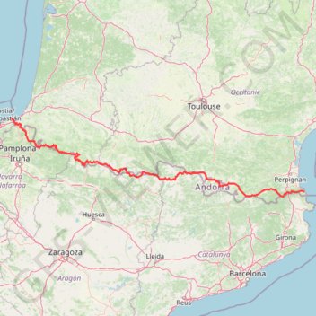 Trace GPS Notre haute route pyrénéenne (HRP), itinéraire, parcours