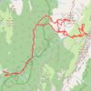 Trace GPS Lances de Malissard et Dôme de Bellefond, itinéraire, parcours