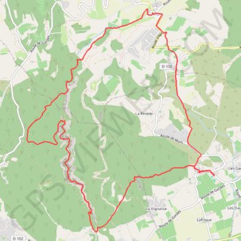 Trace GPS Luberon - Gorges de véroncle, itinéraire, parcours