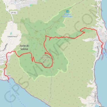 Trace GPS Terdav - Eoliennes - J3 - Ascension à Salina, itinéraire, parcours