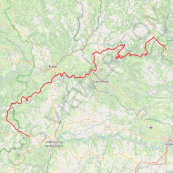 Trace GPS Tour de l'Aveyron 1/5-13918656, itinéraire, parcours