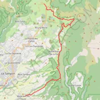 Trace GPS 🚶 Trace du Mont Vert les Hauts, itinéraire, parcours