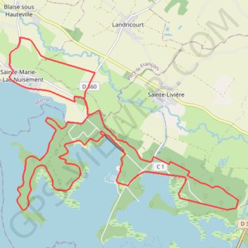 Trace GPS Lac du Der en Champagne - De presqu'île en presqu'île, itinéraire, parcours