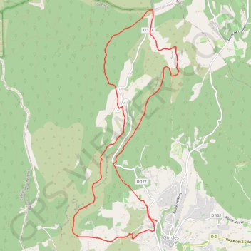 Trace GPS Gordes - Senanque - Gordes, itinéraire, parcours
