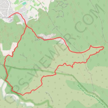 Trace GPS Gorges de Badarel, itinéraire, parcours