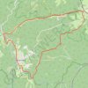 Trace GPS À vélo, dans la forêt d’Herbeumont, itinéraire, parcours