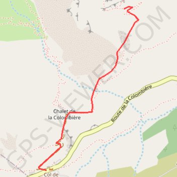 Trace GPS Pointe Dzérat (Pointe E du Midi), itinéraire, parcours