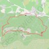 Trace GPS Mont Liausson - Salagou, itinéraire, parcours